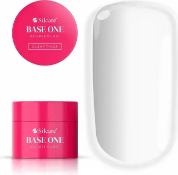 Xhel ndërtues për thonj Silcare Base One Clear Thick për femra, transparent, 50g