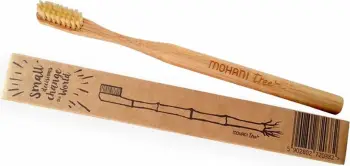 Furçë dhëmbësh Mohani Bamboo Natural Medium, natyrale, 1 copë