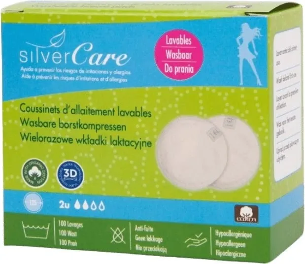 Jastëk për gjinjë Masmi Silver Care për femra, 2 copë - 1