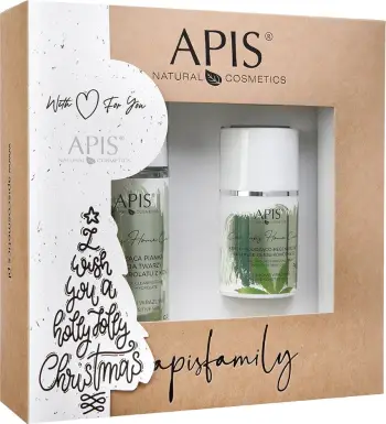 Set për kujdesin e fytyrës APIS Cannabis Home Care për femra, 150ml + 50ml