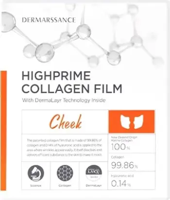 Patch për faqe për femra Dermarssance Highprime Collagen Film, 5 copë