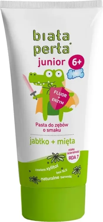 Pasta për dhëmbë për fëmijë Biała Perła Junior 6+, 75ml