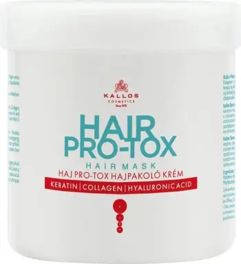 Maskë për flokë Kallos Pro-Tox me keratinë, kolagjen dhe acid hyaluronic për femra 500ml