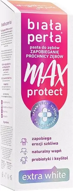Pastë dhëmbësh Biała Perła Max Protect Extra White Whitening 75ml