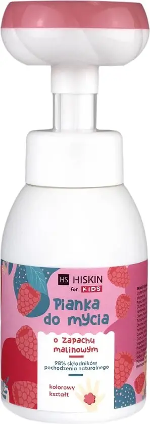 Shkumë për duar dhe trup për fëmijë HiSkin Malinowa 300ml