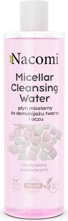 Ujë micellar për heqjen e grimit Nacomi, 400 ml - 1