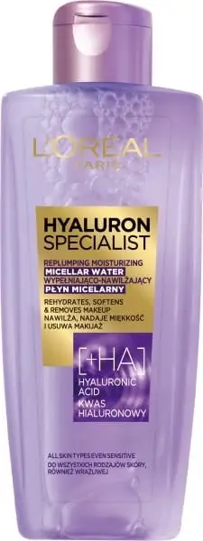 Ujë micelar për femra L'Oreal Paris Hyaluron Specialist Filling and Moisturizing, 200ml