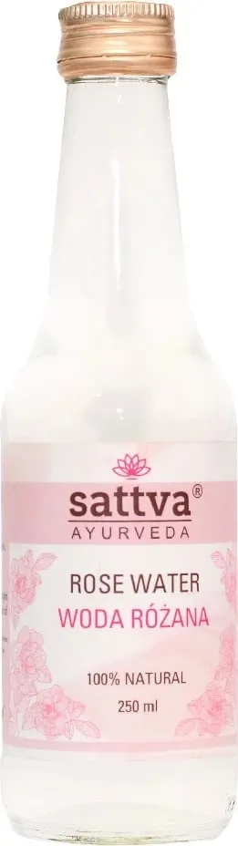 Ujë trëndafili për fytyrë Sattva Rose Water, 250ml, tonik natyral - 1