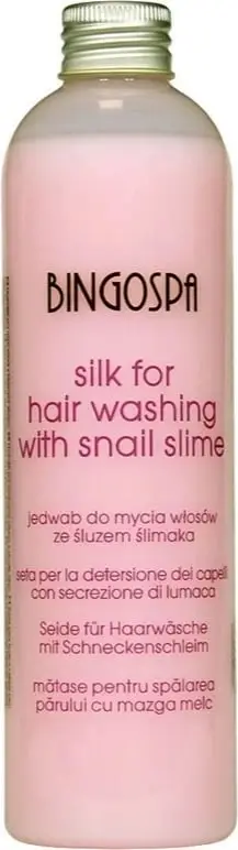 Shampon për femra BingoSpa Silk for Hair Washing me sekrecion kërmilli, 300ml