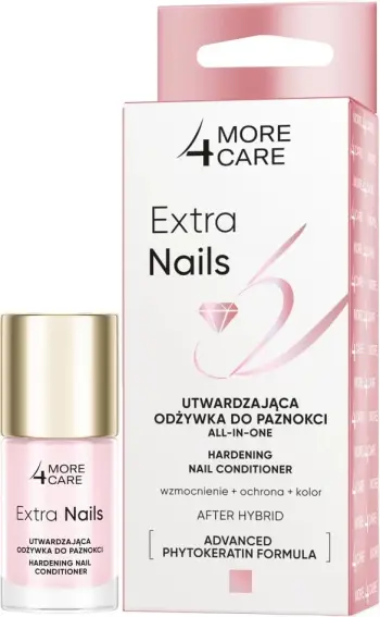 Llak thonjsh More4Care Extra Strengthening, forcuese, 10ml, transparent