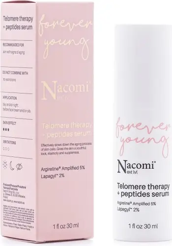 Serum për fytyrë për femra Nacomi Next Level Telomeric Therapy me Peptide, 30ml