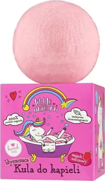 Bombë për banjë Little Unicorn Shining Raspberry për femra 165g