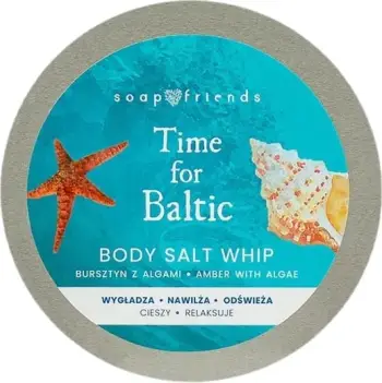 Shkumë për dush për femra Soap&Friends Time for Baltic Sea Salt, 200ml