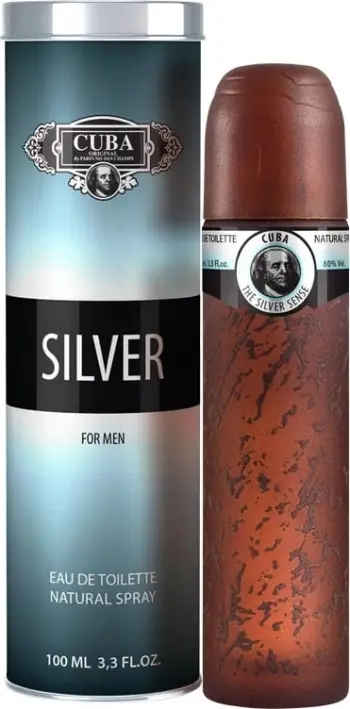 Eau de Toilette për meshkuj Cuba Original Silver, 100ml