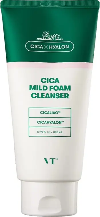 Pastrues fytyre për femra VT Cosmetics Cica Mild Foam Cleanser 300ml