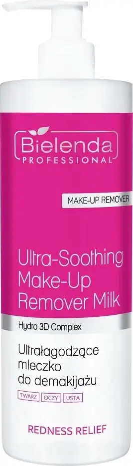 Qumësht pastrues për femra Bielenda Professional Redness Relief Soothing, 500ml