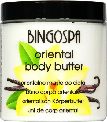 Buter për trup për femra BingoSpa Oriental me aromë vanilje 250g