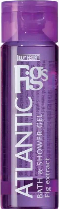 Xhel dushi dhe banje për femra Body Resort Purple me ekstrakt fiku, 250ml