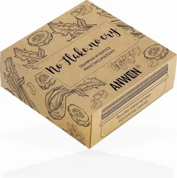 Shampo solide kundër zbokthit Anwen No Flake No Cry, 75g, me kuti alumini