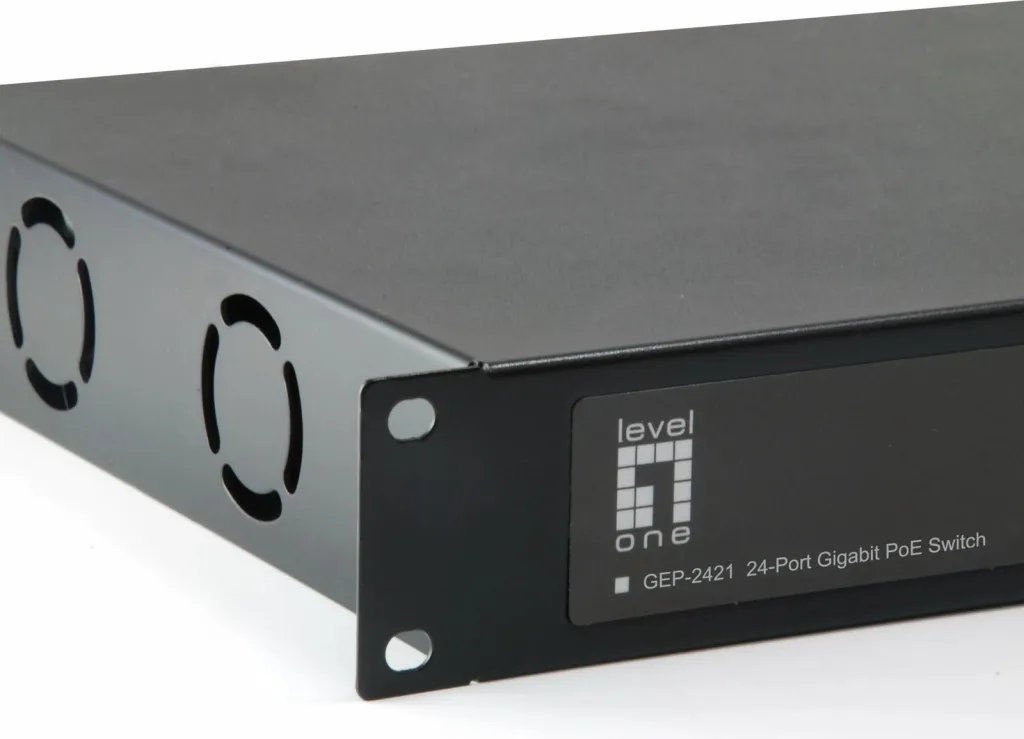 Switch LevelOne 24-Port Gigabit PoE, 630W, Rack mounting - 3