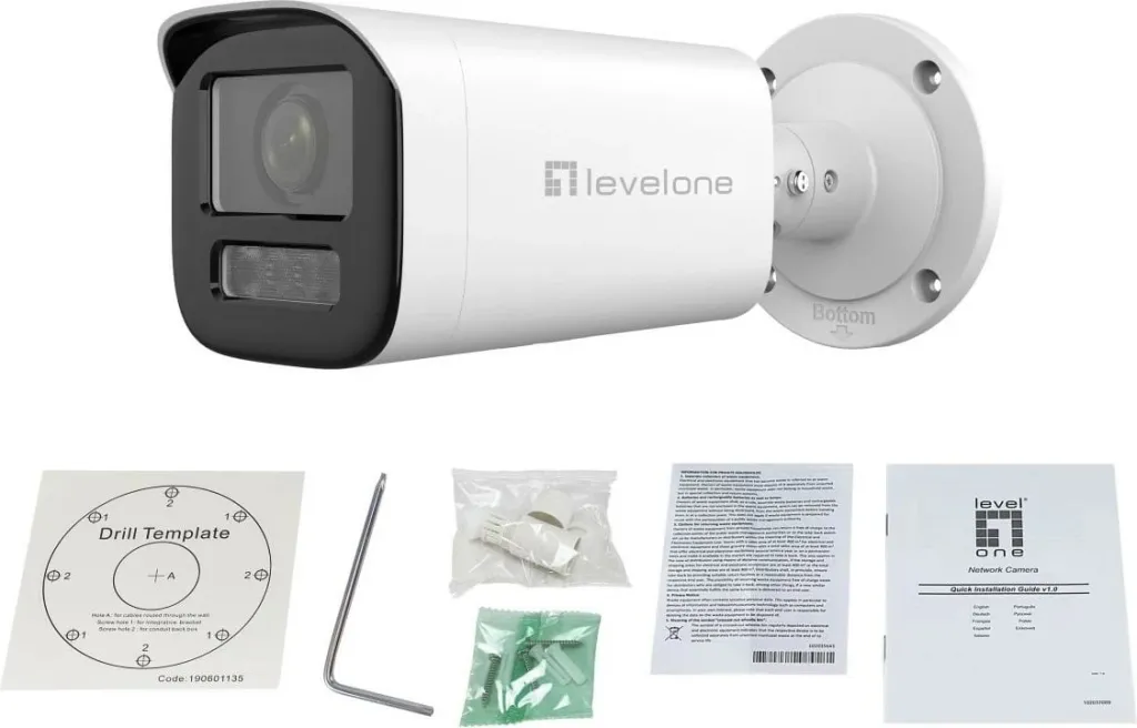 Kamerë IP LevelOne GEMINI Zoom, 2-MP, Zoom, H.265, e bardhë - 3