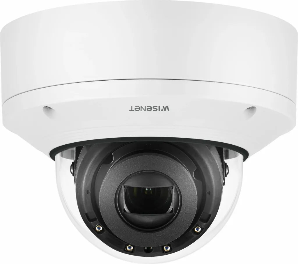 Kamerë sigurie IP Hanwha Wisenet X, Dome, e bardhë - 1