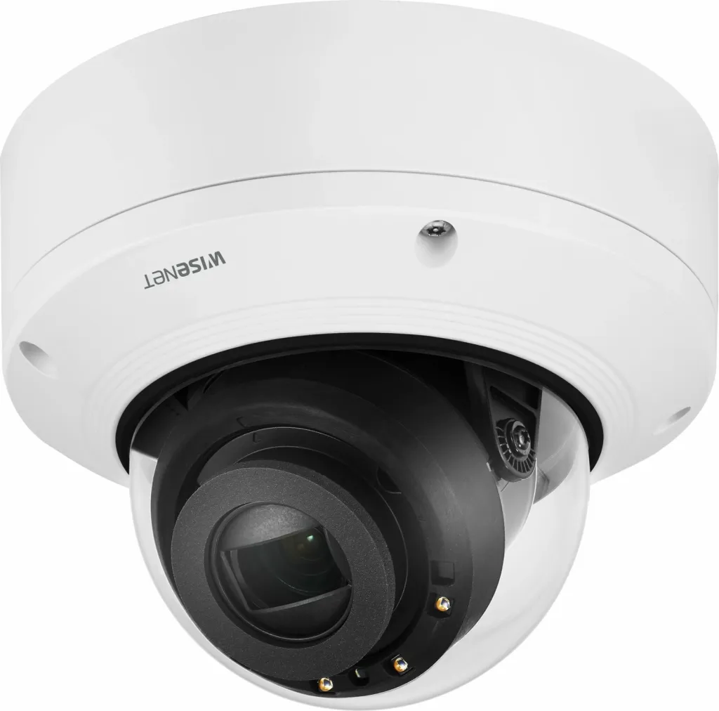 Kamerë sigurie IP Hanwha Wisenet X, Dome, e bardhë - 3