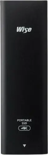 SSD portabil Hanwha Wisenet Wise PTS-2048, 2TB, USB Type-C, 550MB/s, e zezë