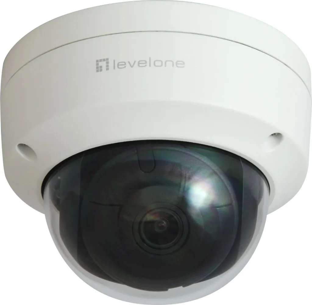 Kamerë IP LevelOne GEMINI Dome, 6-Megapixel, H.265, PoE, Bardhë - 1