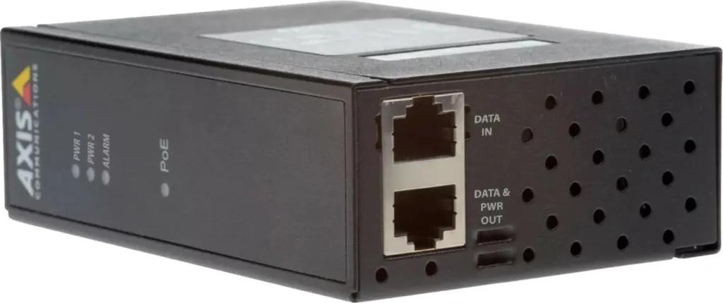 Midspan industrial Axis 01154-001, Gigabit Ethernet, 60 W, e zezë - 2