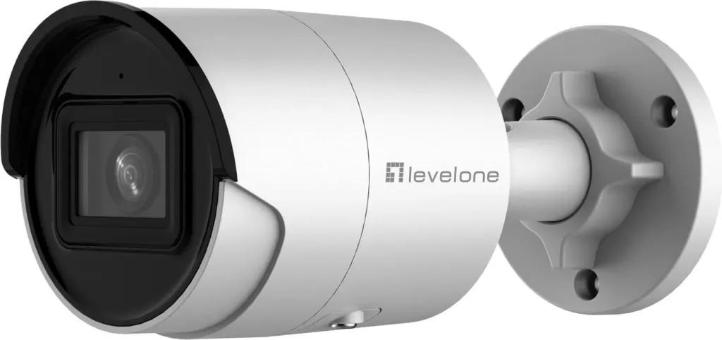 Kamerë IP LevelOne GEMINI, 4-Megapixel, H.265, PoE, e bardhë - 1