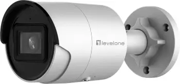Kamerë IP LevelOne GEMINI, 4-Megapixel, H.265, PoE, e bardhë