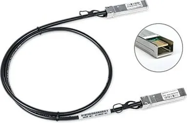 Kabllo rrjetit LANCOM SFP-DD-DAC50-2.5m, 2.5m, SFP-DD në SFP-DD, e zezë/çelik - 1