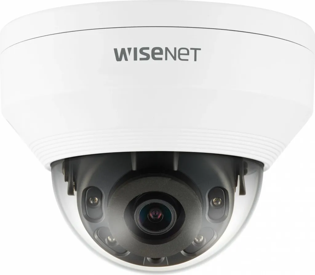 Kamerë sigurie IP Hanwha QNV-8010R, Dome, 5MP, e bardhë - 1
