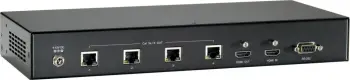 Transmetues AV LevelOne HVE-92, HDMI mbi Cat.5, 100m, 4 dalje, 3840 x 2160, i zi