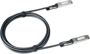 Kabllo SFP LANCOM SFP-DAC40-3m, 3m, 40 Gbit/s, e zezë/çelik