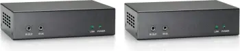 Kit zgjatues HDMI LevelOne HVE-92, HDBaseT, 100m, 802.3af PoE, 3840 x 2160 piksel, transmetues & pranues AV, Gri