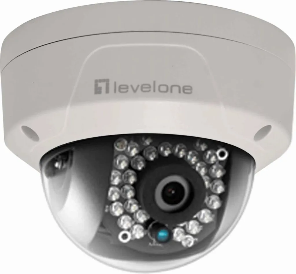 Kamerë IP LevelOne GEMINI Dome, 5-Megapixel, PoE, IR LED, e bardhë - 1