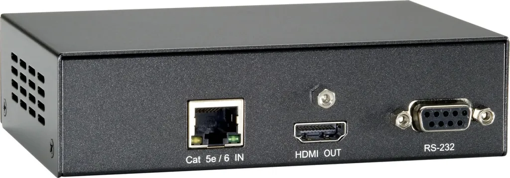 AV receiver LevelOne HVE-92, HDMI mbi Cat.5, 100m, HDBaseT, 3840 x 2160, i zi - 1