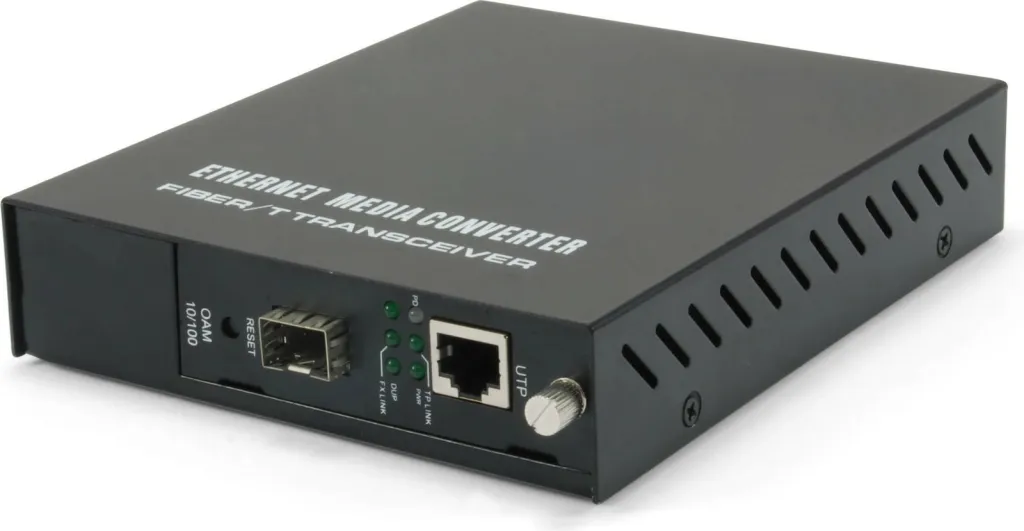 Konvertues media LevelOne RJ45 në SFP, Fast Ethernet, 100 Mbit/s - 2