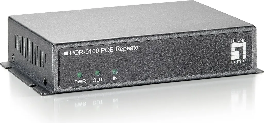 PoE Repeater LevelOne POR-0100, Cascadable, IEEE 802.3x, LAN, Power - 1