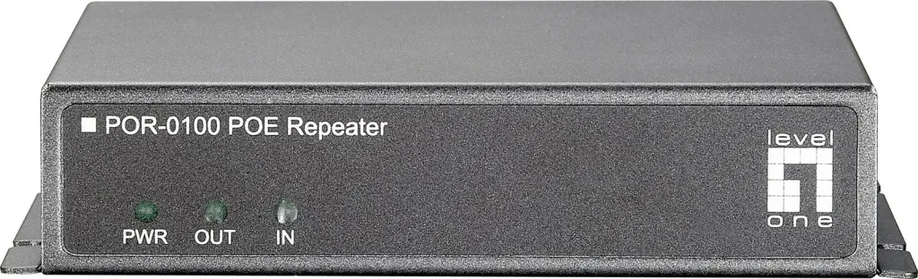 PoE Repeater LevelOne POR-0100, Cascadable, IEEE 802.3x, LAN, Power - 4