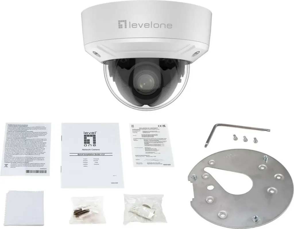 Kamerë IP LevelOne GEMINI Zoom, 2-MP, 4x Zoom, e bardhë - 3