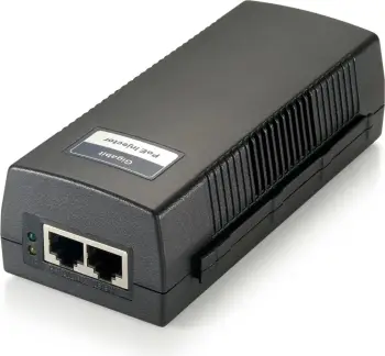 PoE Injector LevelOne POI-3004, Gigabit Ethernet, 30W, e zezë