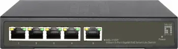 Switch LevelOne Hilbert 5-Port Gigabit PoE Smart Lite, 60W PoE