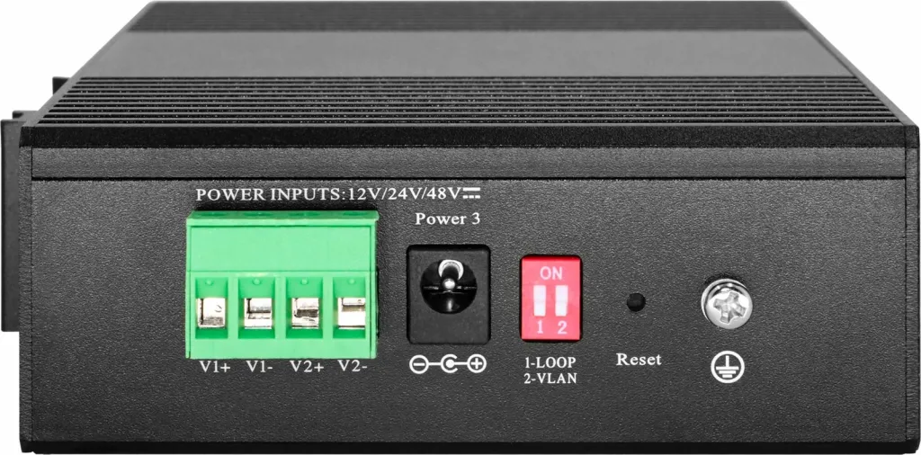 Switch LevelOne Hilbert 5-Port Industrial Gigabit PoE, 4 PoE Outputs, Managed - 3