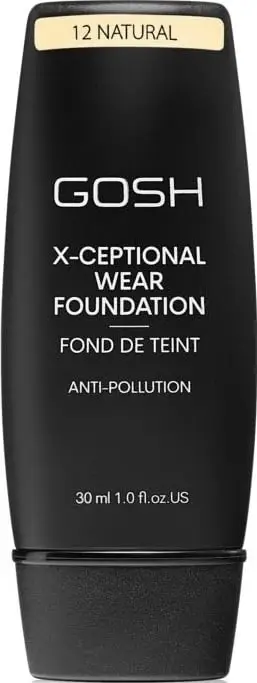 Fondatinë Gosh X-Ceptional Wear Long Lasting 12 Natural 30ml
