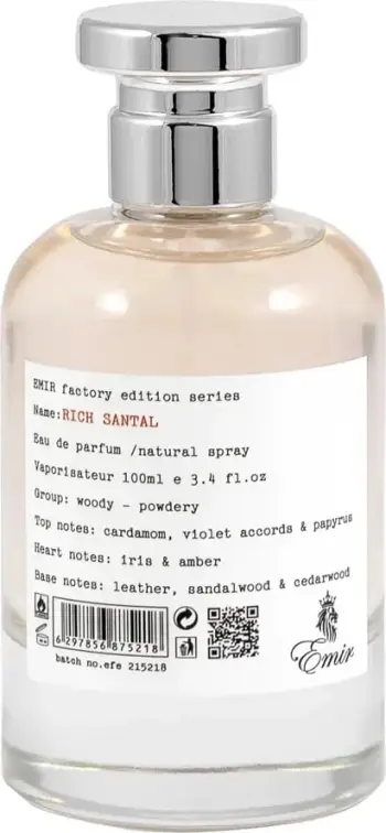 Eau de Parfum Emir Rich Santal Factory Edition 100ml