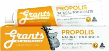 Pasta për dhëmbë Grants of Australia Propolis Natural Toothpaste pa fluor 110g