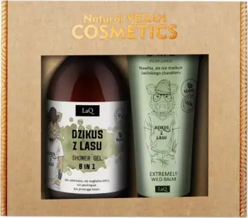 Set për trup LaQ Wild Man from the Forest për meshkuj, xhel dushi 500ml + balsam trupi 200ml